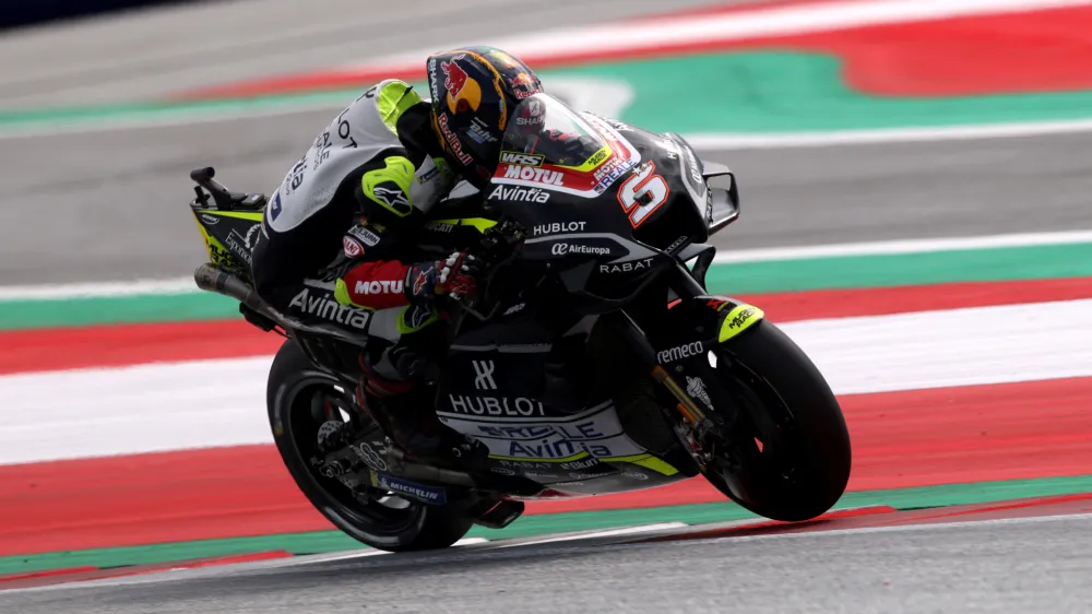 ﻿FILE PHOTO: MotoGP - Austrian Grand Prix - Red Bull Ring, Spielberg, Austria - August 15, 2020  Reale Avintia Racing's Johann Zarco during qualifying  REUTERS/Lisi Niesner/File Photo