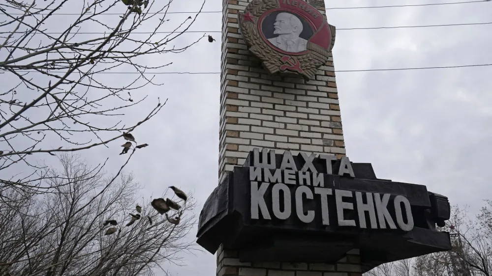 A view shows the entrance to the Kostenko coal mine operated by ArcelorMittal Temirtau following a mine fire in Karaganda, Kazakhstan October 28, 2023. REUTERS/Stringer