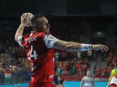 gašper marguč, rokomet, celje pivovarna laško, Veszprem, liga prvakov