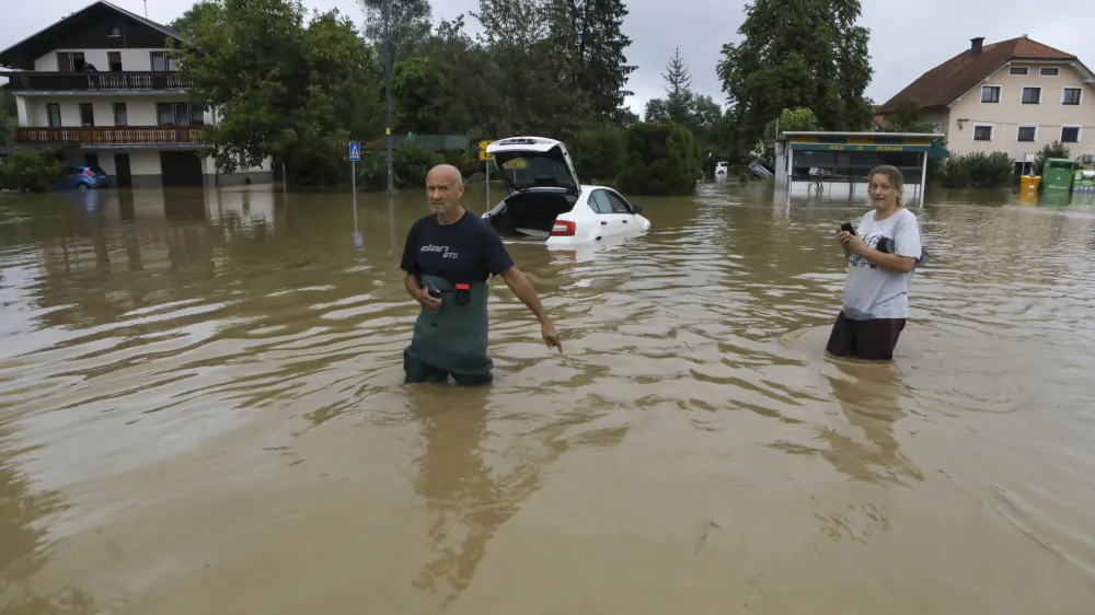 Moste pri Komendi04.08.2023 najhujše poplave v zgodovini Slovenije - slovenija pod vodo - poplavaFOTO: Luka Cjuha