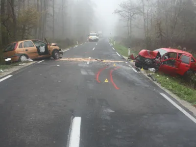 Huda prometna nesreča pri naselju Bukošek.