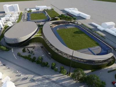 Render Atletski stadion Ljubljana