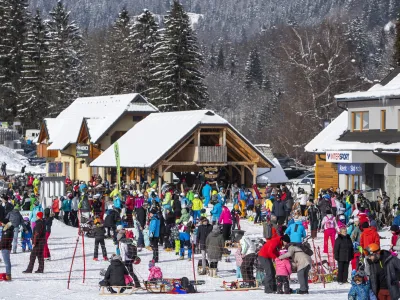 - 26.1.2019 - Kranjska gora - smučiče, smučanje, smučarji, sneg, zima, rekreacijaFOTO: Matja Rut