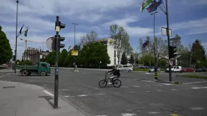 - 05.05.2022 - Križišče Celovška in Litostrojska cesta v Ljubljani  //FOTO: Nik Erik Neubauer