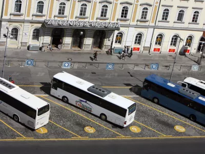 Železniška in avtobusna postaja Ljubljana - //FOTO: Tomaž Skale