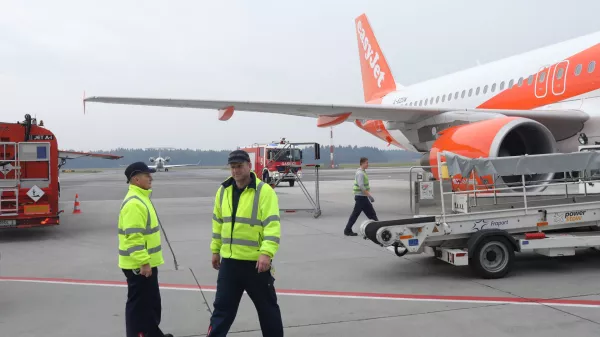 ﻿- letalo flote EasyJet - britanski nizkocenovni letalski prevoznik- 16.10.2018 – Letališče Jožeta Pučnika Brnik – Aerodrom Ljubljana - Fraport Slovenija - //FOTO: Jaka Gasar