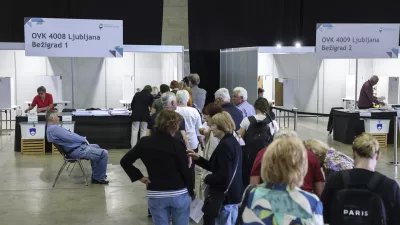 - 04.06.2024 - predčasne volitve in referendum - Gospodarsko razstavišče //FOTO: Jaka Gasar