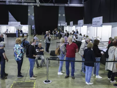 - 04.06.2024 - predčasne volitve in referendum - Gospodarsko razstavišče //FOTO: Jaka Gasar