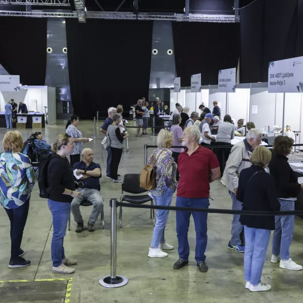 - 04.06.2024 - predčasne volitve in referendum - Gospodarsko razstavišče //FOTO: Jaka Gasar