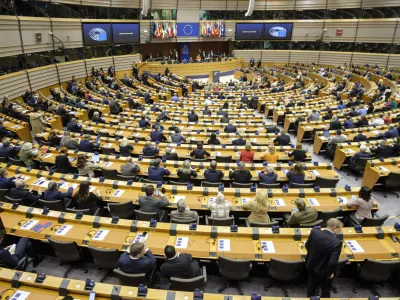 Belgija, Bruselj..Mini plenarno zasedanje Evropskega parlamenta v Bruslju, na katerem obravnavajo tudi poročilo o vstopu Hrvaškem v schengen..FotoThierry Monasse/S