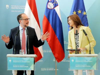 Alexander Schallenberg je prvi tuji zunanji minister, ki se je po nastopu nove vlade oglasil pri šefinji slovenske diplomacije Tanji Fajon. Teme pogovorov so segale od mednarodnih do dvostranskih vprašanj.