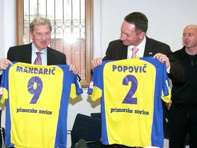 Milan Mandarić in Boris Popovič leta 2006