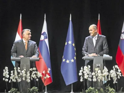 Premierja Janša in Orban sta v Lendavi podpisala sporazum, ki naj bi omogočil, da bo za  projekte  porabskih Slovencev v petih letih na obeh straneh meje na voljo kar 50 milijonov evrov.