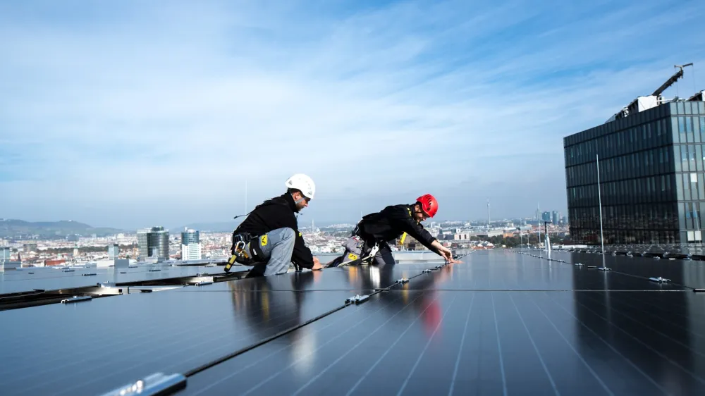 sončne elektrarne, montaža