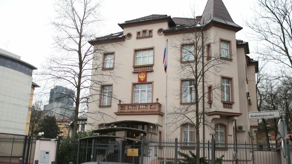 - 29.03.2018 - Veleposlanitvo Ruske federacije v Sloveniji  ruska ambasada - Tomičeva ulica 9//FOTO: Bojan Velikonja