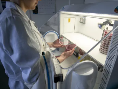 - 04.03.2020  Maribor - Nacionalni laboratorij za zdravje, okolje in hrano (NLZOH) - Center za medicinsko mikrobiologijo  testiranje vzorcev dihal bolnikov pri katerih obstaja sum na okubo z novim koronavirusom SARS-CoV-2 (COVID-19), Prvomajska 1 v Mariboru //FOTO: Matja RutOPOMBA: REPORTAA ZA OBJEKTIV 2020