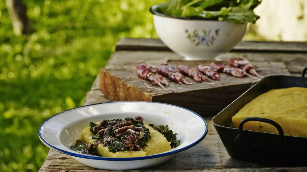 Med prvomajskimi prazniki bo še posebno zanimivo v Padni, kjer bo v ospredju domača ponudba oljčnega olja in jedi iz bledeža (blitve). Foto: TZ Portorož