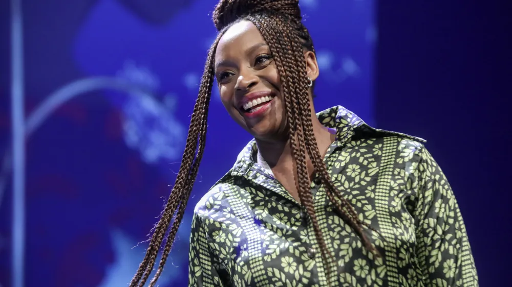 Chimamanda Ngozi Adichie- 29.04.2022 – Festival Fabula - pogovor z nigerijsko pisateljico Chimamando Ngozi Adichie, Cankarjev dom //FOTO: Jaka Gasar