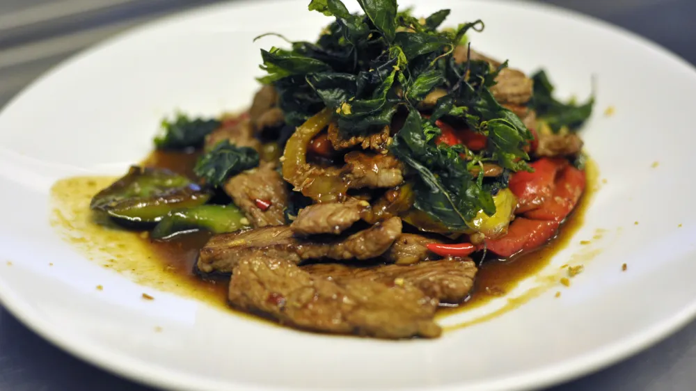 - ilustrativna fotografijatajska jed, serviranje, postreena jed, postreba, azijska hrana, azijska jedAzijska in tajska "fusion" restavracija DA BUDA, ubičeva 1A v Ljubljani -  //FOTO: Toma Zajelnik