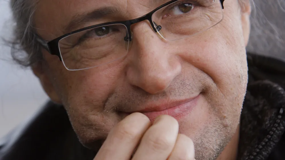 Marcel Stefančič jr., voditelj oddaje Studio City  //FOTO: Jaka AdamičOPOMBA: ZA OBJAVO V PRILOGI  DNEVNIKOV OBJEKTIV - INTERVJU