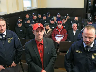 Maribor - Sodišče - sojenje - Andrej Šiško - štajerska varda - Avtor: Sašo Bizjak