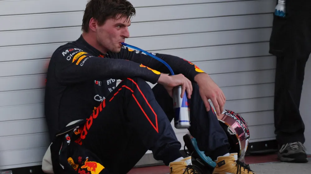 Formula One F1 - Miami Grand Prix - Miami International Autodrome, Miami, Florida, U.S. - May 8, 2022 Red Bull's Max Verstappen after winning the race REUTERS/Brian Snyder