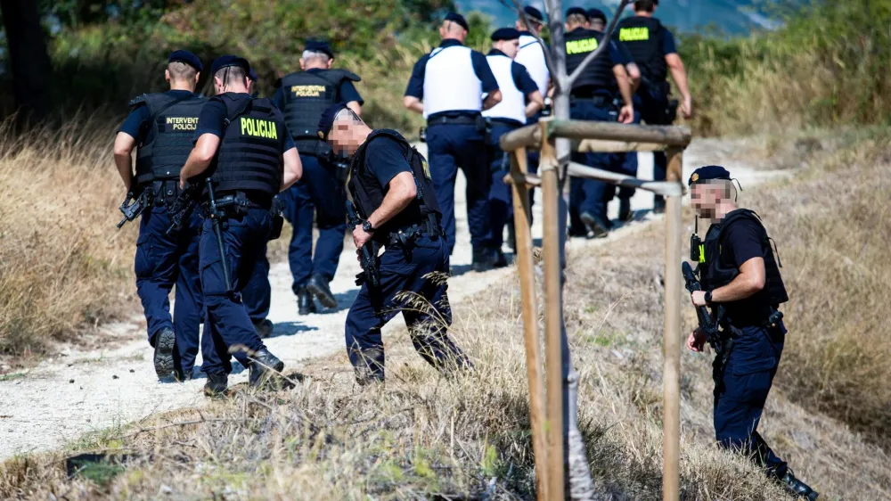 Branimir Čaleta je septembra 2020 pred sodiščem pobegnil pravosodnim policistom in tako sprožil eno večjih iskalnih akcij na Hrvaškem. Našli so ga osem ur kasneje. Foto: Pixsell