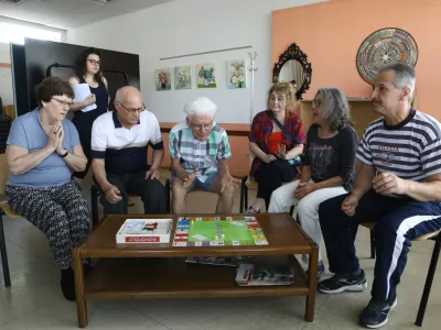 V ospredju sodelovanja v dramski skupini upokojencev Božekako je želja po prijetnem in zabavnem druženju.