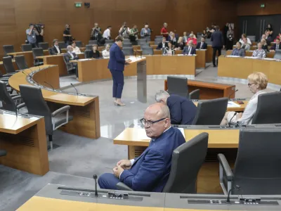 Jožef Horvat- 25.05.2022 &ndash; izredna seja DZ, na kateri bodo glasovali o kandidatu za mandatarja, dr. Robertu Golobu in razrezu delovnih teles DZ /FOTO: Jaka Gasar
