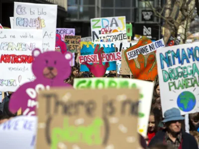 Mladi za podnebno pravičnost so s shodom večkrat oozorili na nujno ukrepanje vlad za blaženje podnebnih sprememb. Ironično je, da prav denar za ta namen ostaja iz leta v leto neporabljen.