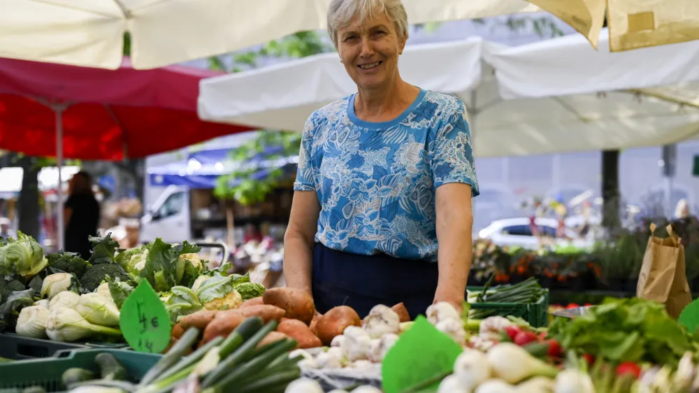 branjevka Mija Mrčun - 03.06.2022 – Ljubljanska osrednja tržnica -