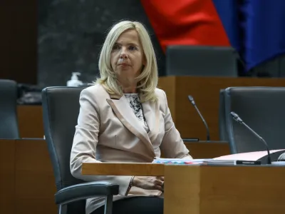 Tatjana Bobnar - 30.05.2022 - predstavitev kandidatke za ministrico za notranje zadeve Tatjane Bobnar pred odborom DZ za notranje zadeve, javno upravo in lokalno samoupravo  //FOTO: Luka Cjuha