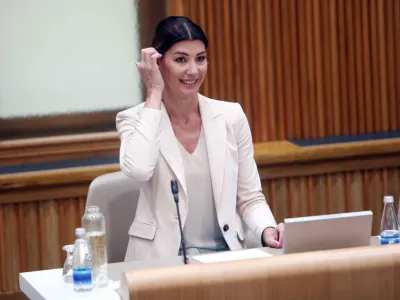 Dominika Švarc Pipan - 30.05.2022 - predstavitev kandidatke za ministrico za pravosodje Dominike Švarc Pipan pred odborom DZ za pravosodje //FOTO: Tomaž Skale