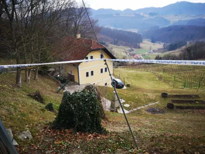 Kraj strahotnega zločina v vasi Škofija. Foto: Mojca Marot&nbsp;