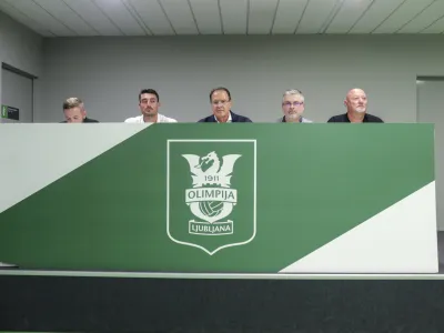 Albert Riera, novi trener Olimpije, predsednik NK Olimpija Adam Delius - 04.07.2022 – Nogometni klub NK Olimpija - imenovanje novega glavnega trenerja //FOTO: Jaka Gasar