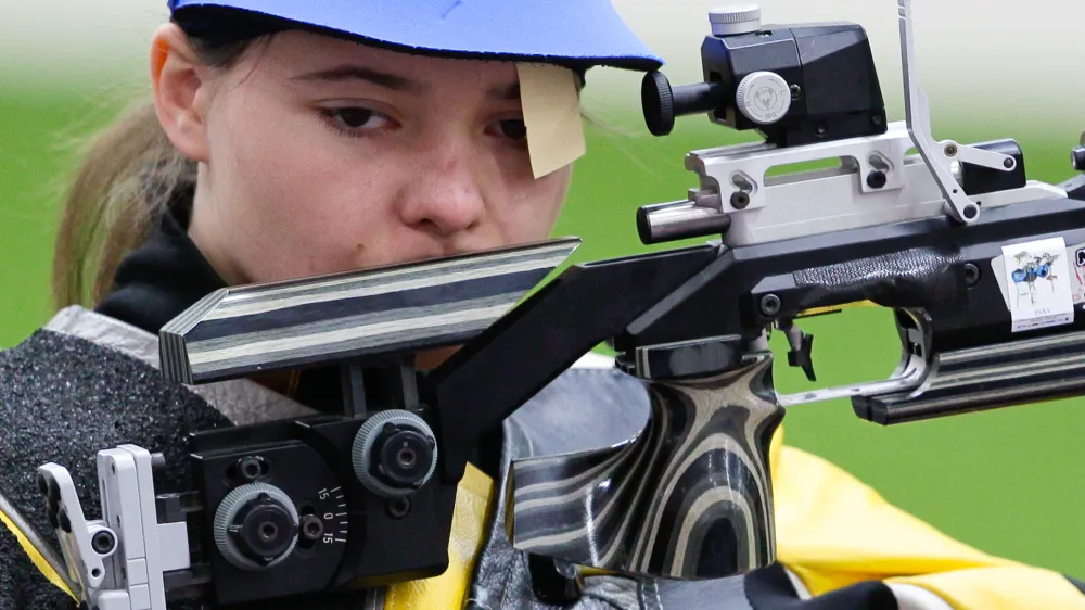 Velika Britanija, London. Poletne olimpijske igre 2012. Strelka Ziva Dvorsak. Foto: Stanko Gruden/STA