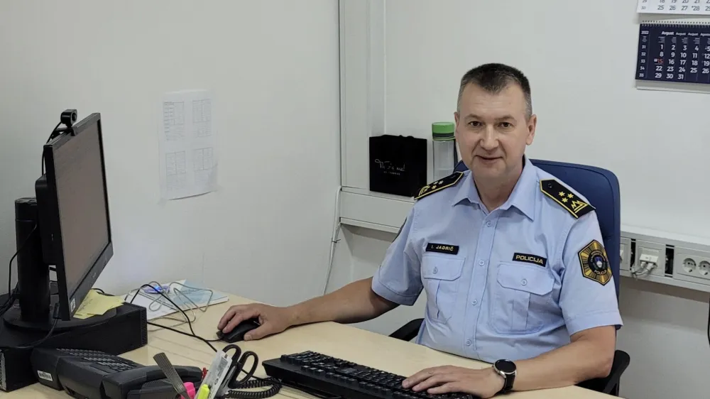 Koper, policijska uprava.<br>V. d. direktorja Policijske uprave (PU) Koper Igor Jadric.<br>Foto: PU Koper