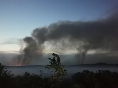 Kras pogorišče pzar vecer