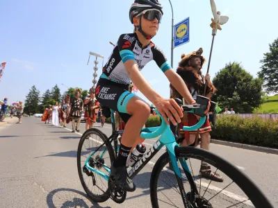 Ptuj - Mesto - &Scaron;port - Kolesarstvo - cestno - Dirka po Sloveniji - 1. etapa - Ur&scaron;ka Žigart, kolesarka - - Avtor: Andrej Petelin&scaron;ek