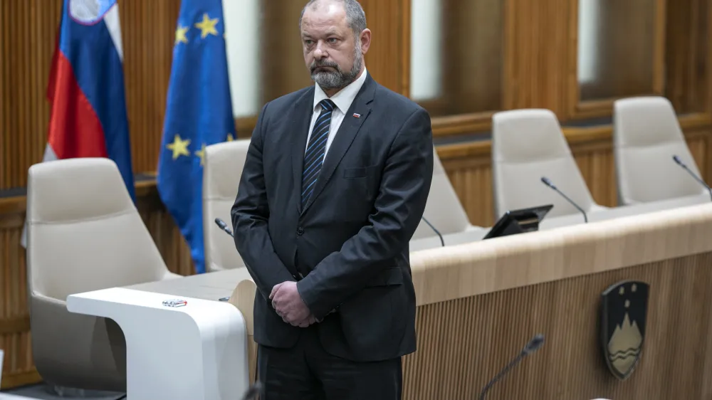 - predsednik DS Alojz Kovca- 23.12.2019 - Odprtje prenovljene male dvorane dravnega zbora, kjer domuje dravni svetFoto: Matja Rut