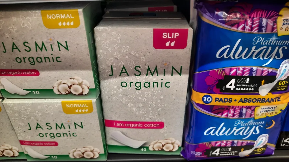 - 05.08.2022 &ndash; Menstrualni higienski pripomočki - tamponi - vložki //FOTO: Luka Cjuha