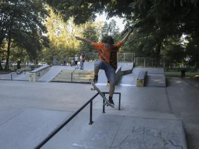 - 16.08.2022 – Skejtarji, rolkarji v parku Tivoli //FOTO: Jaka Gasar