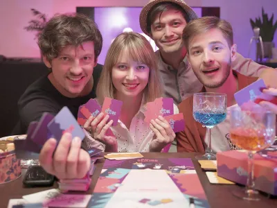Soustvarjalci igre Coupling, the Game: Klemen Gorenšek, Lina Rahne, Jernej Kovač Myint, Lan Rahne