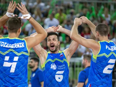 Mitja Gasparini- 11.09.2019  odbojka - Slovenija: Belorusija, Evropsko prvenstvo EP 2019 v Ljubljani - moki - Skupina C  1. krog //FOTO: Matja Rut