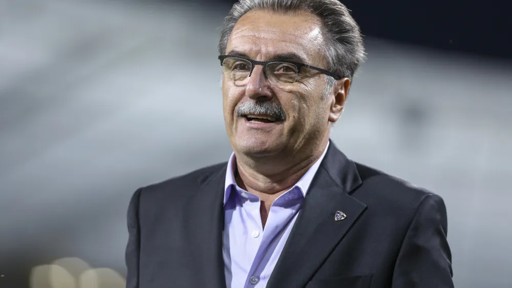 trener NK Maribor Ante Čačić- nogomet - Maribor: Viktoria Plzen, liga prvakov, kvalifikacije, 4. krog, povratna tekma:              //FOTO: Jaka Gasar