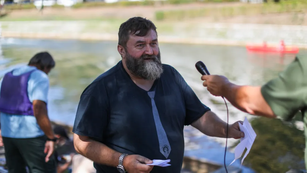 04.09.2022. Tradicionalna prireditev Boj čolnarjev na Ljubljanici.//FOTO: Bojan Velikonja