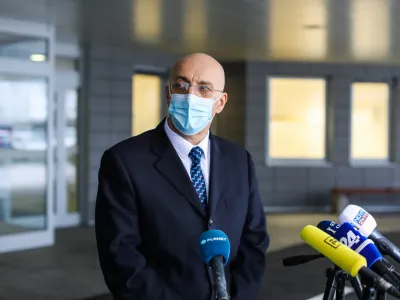 dr. Anton Olaj, novi generalni direktor policije - 29.01.2021  POLICIJA  GPU - Generalna policijska uprava  izjava za medije dr. Antona Olaja ob prevzemu vodenja slovenske policije //FOTO: Bojan Velikonja