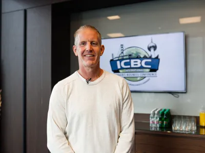 Alex Rogers, ustanovitelj in direktor International Cannabis Bussines Conference (ICBC) F Anže Krže