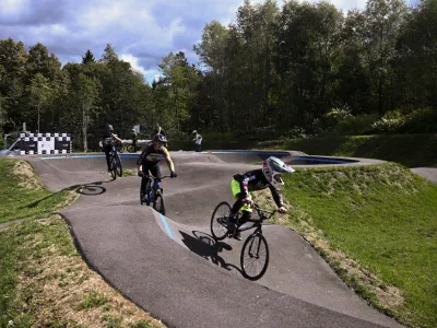 - kolesarski poligon -- 21.09.2022 – Evropski teden mobilnosti - Cesta v Gorice – novi KoloPark in park z otroškimi igrišči v Ljubljani //FOTO: Nik Erik Neubauer