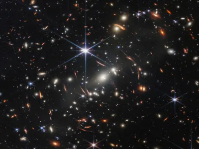 The first full-color image from NASA's James Webb Space Telescope, a revolutionary apparatus designed to peer through the cosmos to the dawn of the universe, shows the galaxy cluster SMACS 0723, known as Webb's First Deep Field, in a composite made from images at different wavelengths taken with a Near-Infrared Camera and released July 11, 2022.   NASA, ESA, CSA, STScI, Webb ERO Production Team/Handout via REUTERS THIS IMAGE HAS BEEN SUPPLIED BY A THIRD PARTY.   TPX IMAGES OF THE DAY